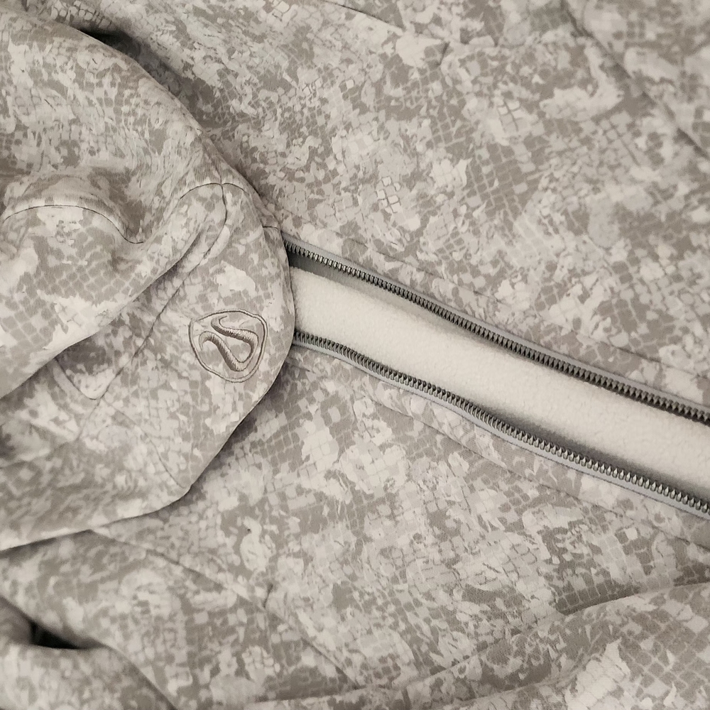 Lululemon Scuba Gray Patterned Jacket - image 1